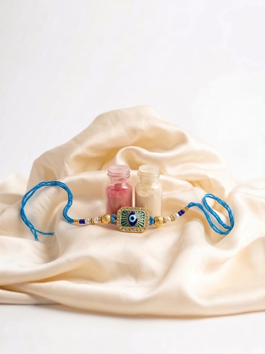 Divine Rakhi Gift Hamper – A Blend of Tradition, Wellness & Sweetness - Image 4